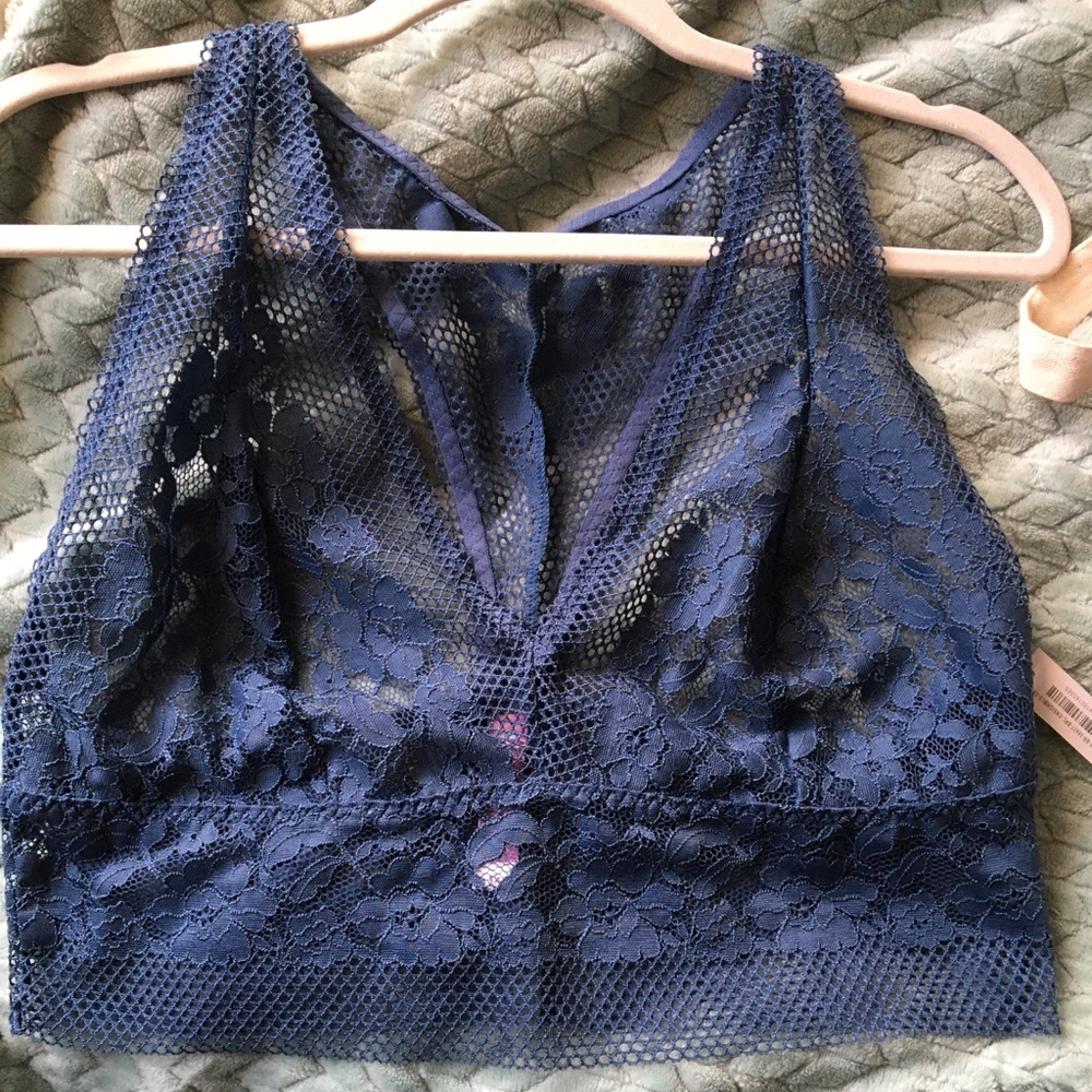 Blue Bralett from Adore Me! 1x (even though it says 3x on the tag) new with tags